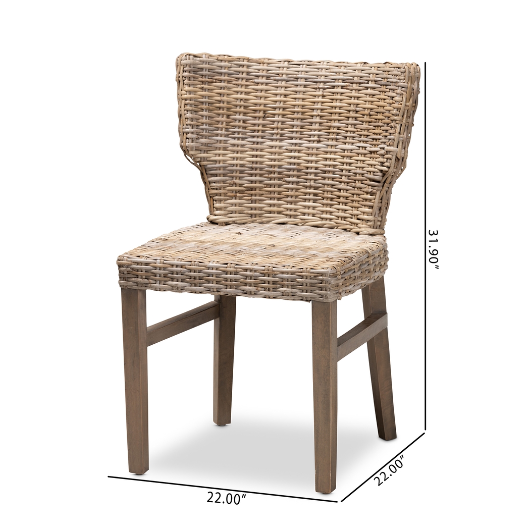 Veronas Brown Side Chair Set of 2 - Thumbnail - Image 9