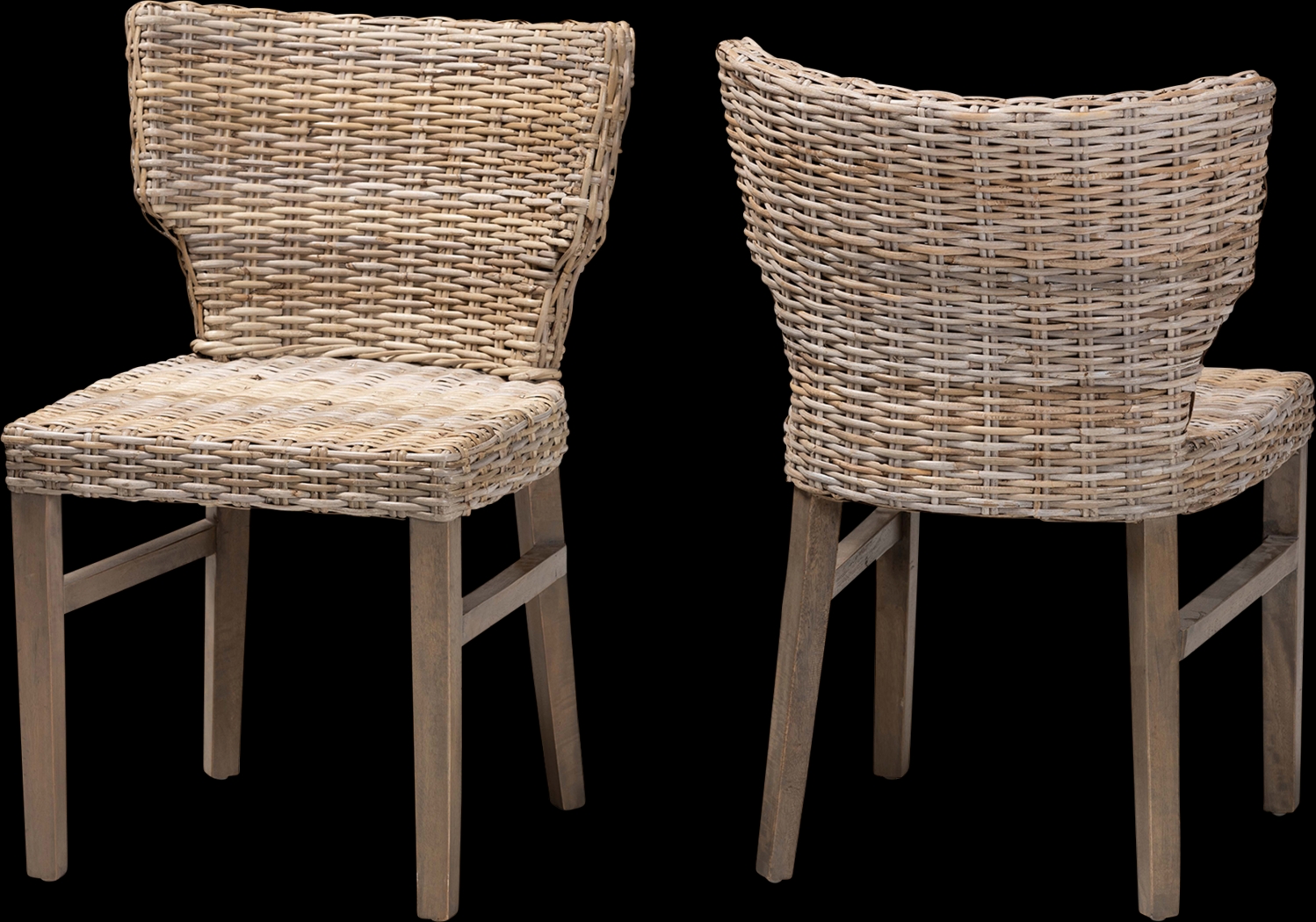 Veronas Brown Side Chair Set of 2 - Thumbnail - Image 1