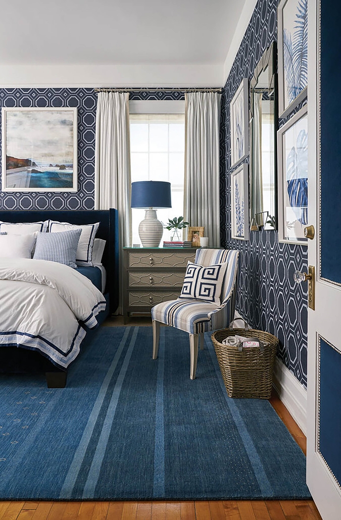 Verwich Cobalt 8' x 10' Rug - Thumbnail - Image 2