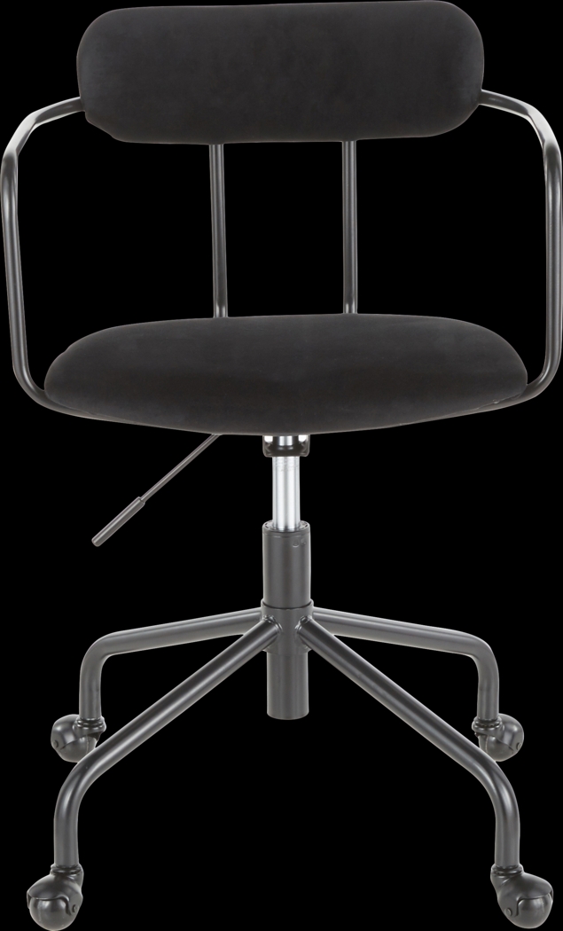 Vessier Black Desk Chair - Thumbnail - Image 5