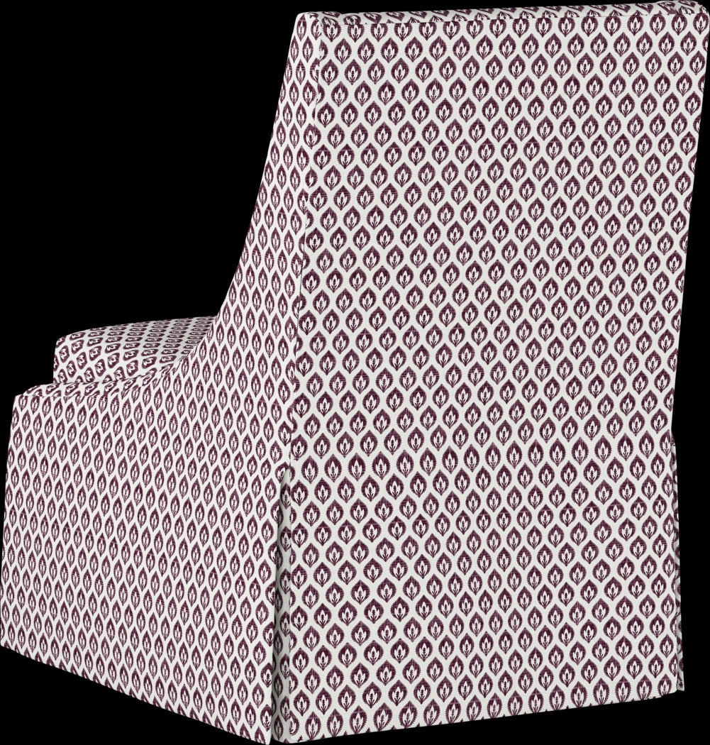 Vester Plum Accent Chair - Thumbnail - Image 4