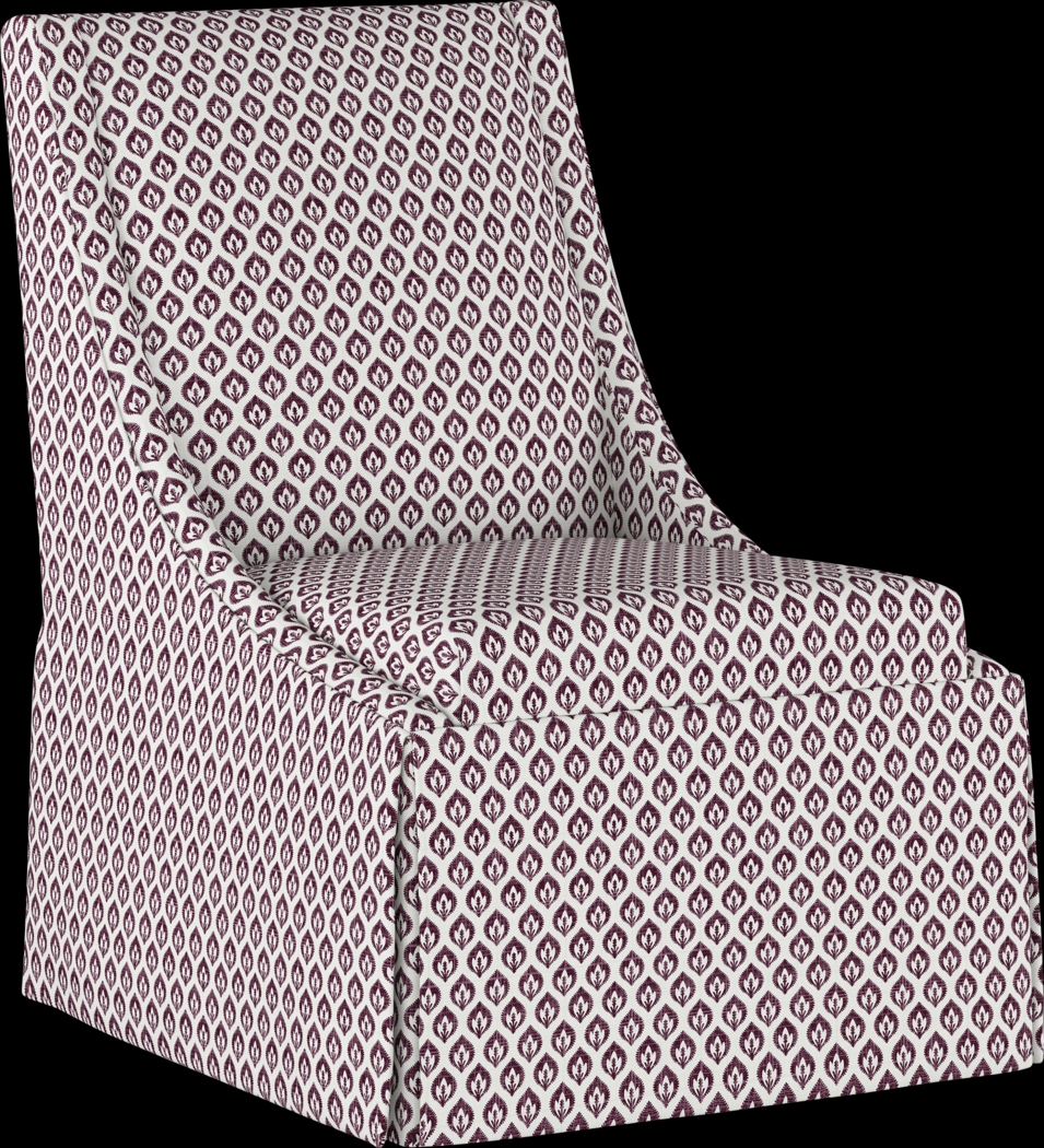 Vester Plum Accent Chair - Thumbnail - Image 1