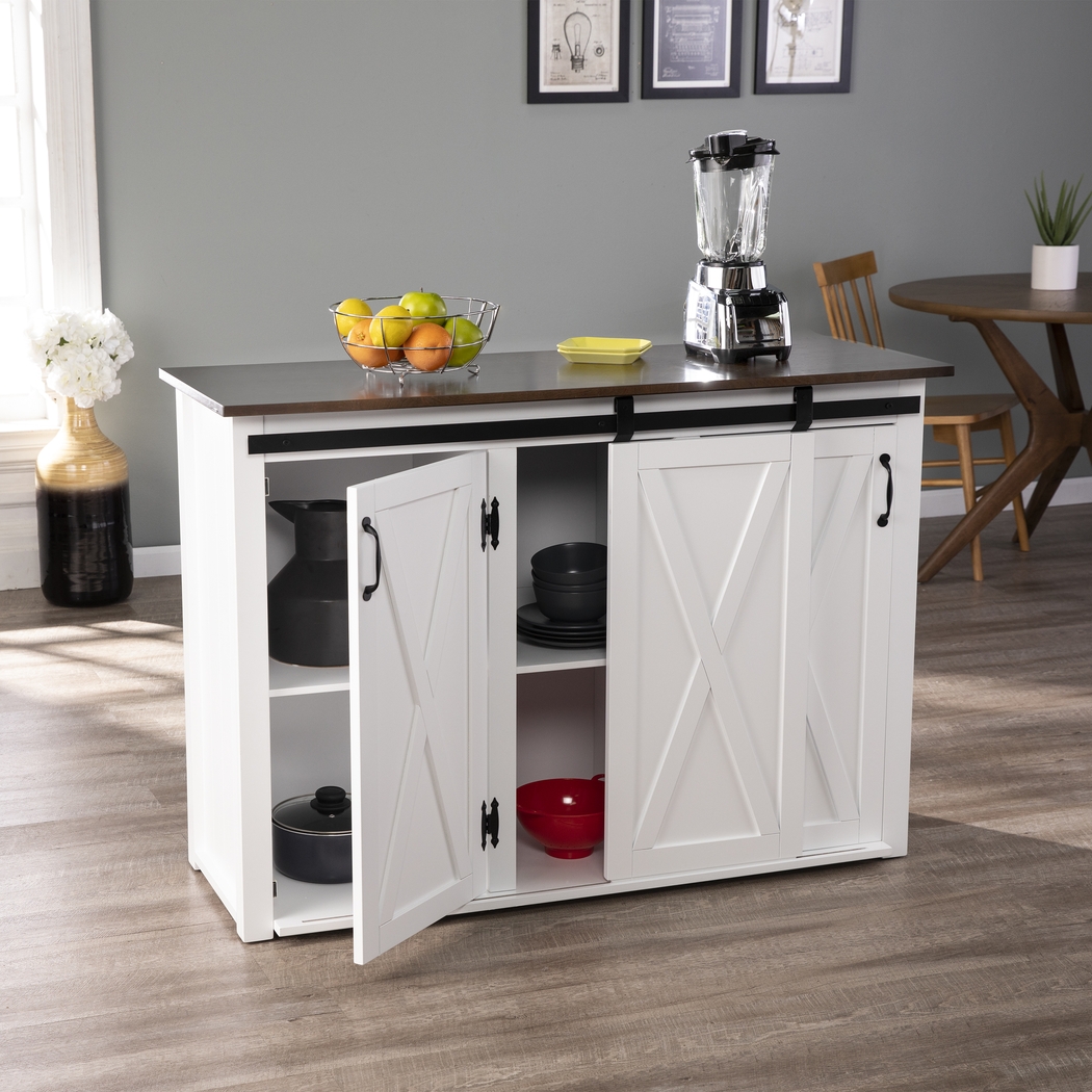Vesthaven White Kitchen Island - Thumbnail - Image 7
