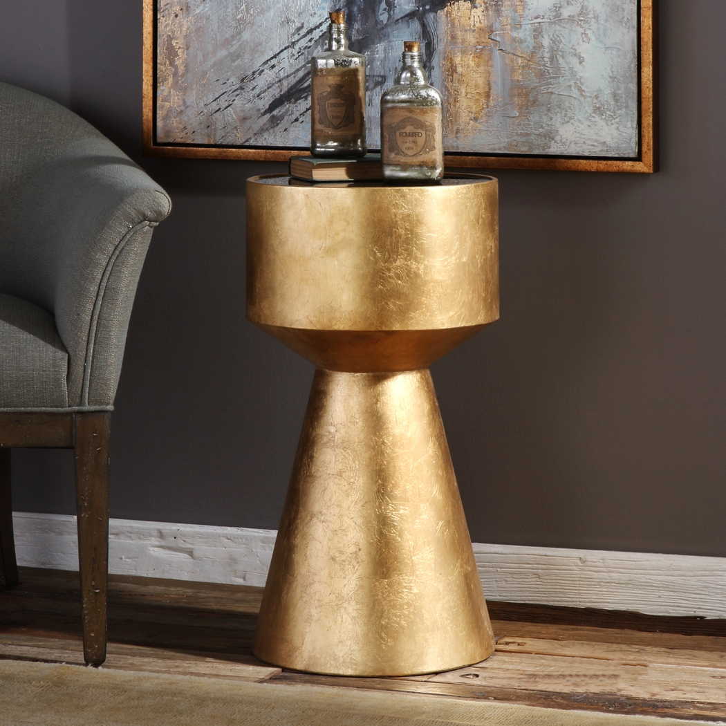 Vestine Gold Accent Table - Thumbnail - Image 3