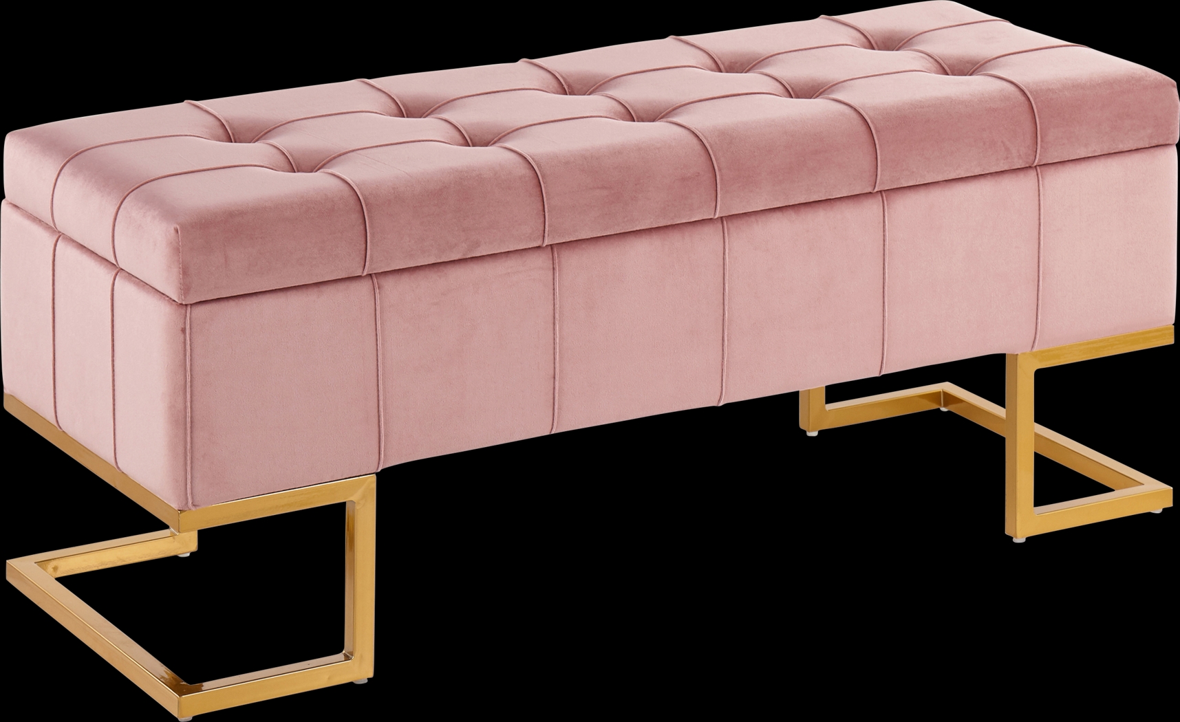 Vetauia Pink Accent Bench - Thumbnail - Image 1