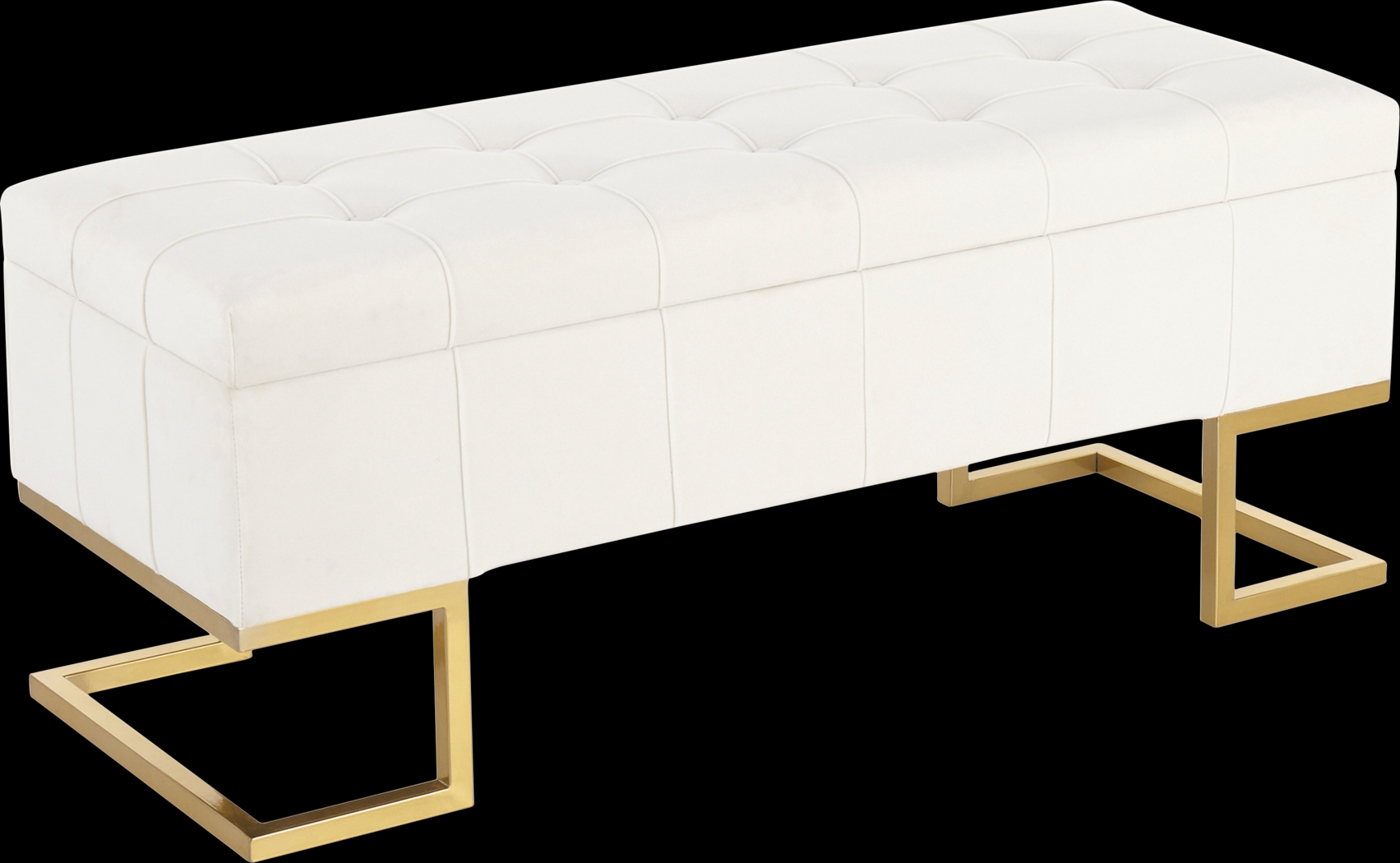 Vetauia White Accent Bench - Thumbnail - Image 1