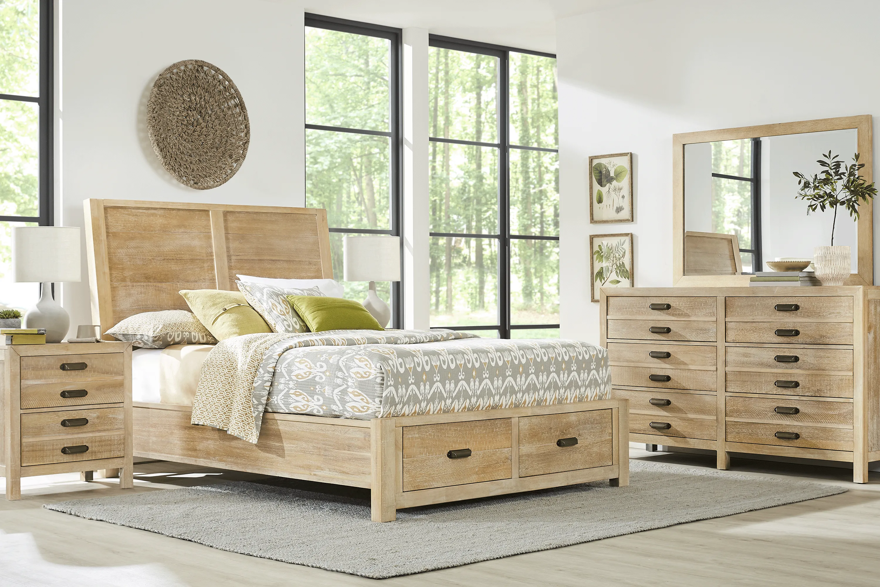 Vetralla Sand 7 Pc Queen Storage Bedroom - Thumbnail - Image 1
