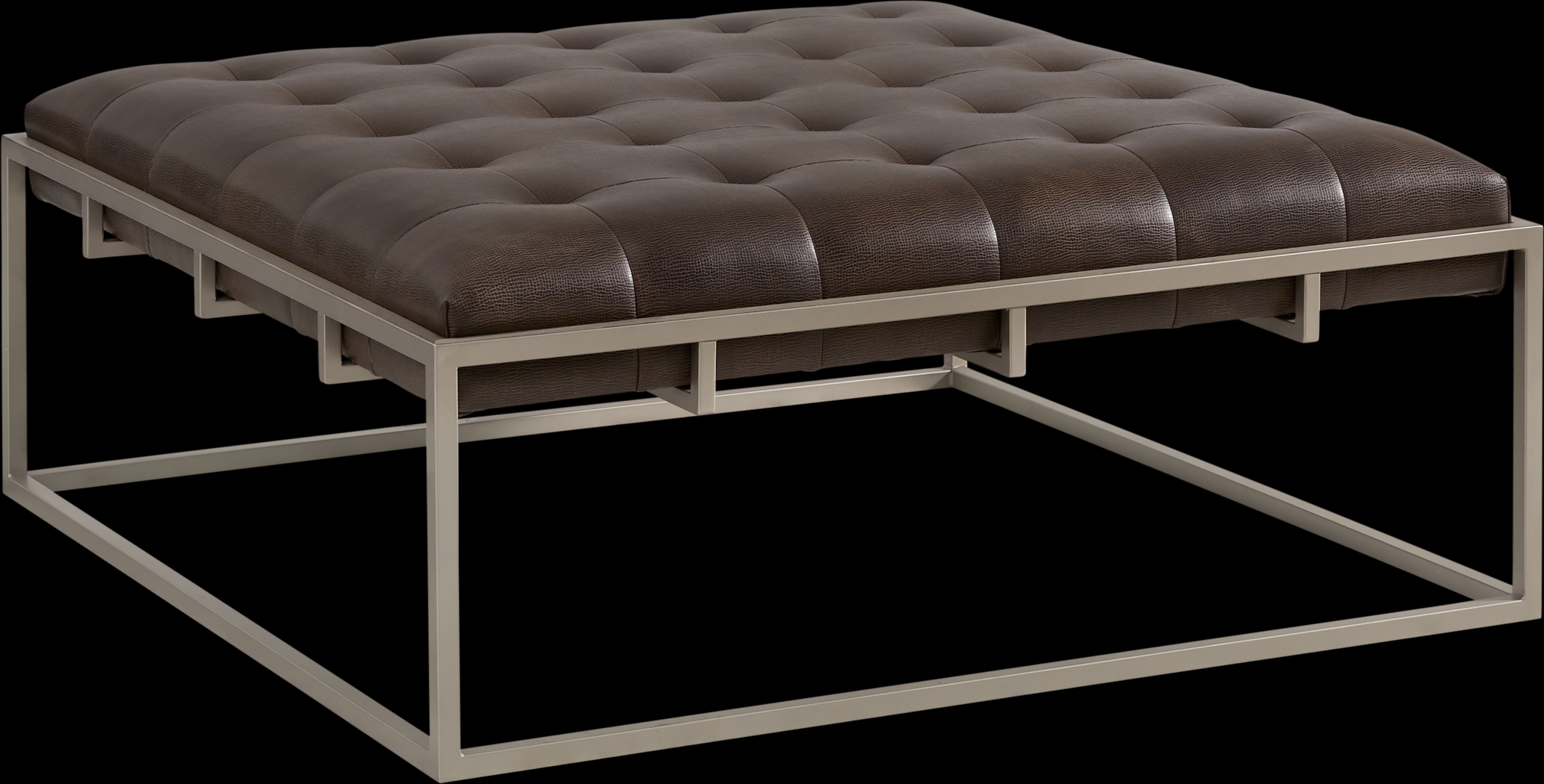 Vezelay Brown Upholstered Cocktail Table - Thumbnail - Image 1