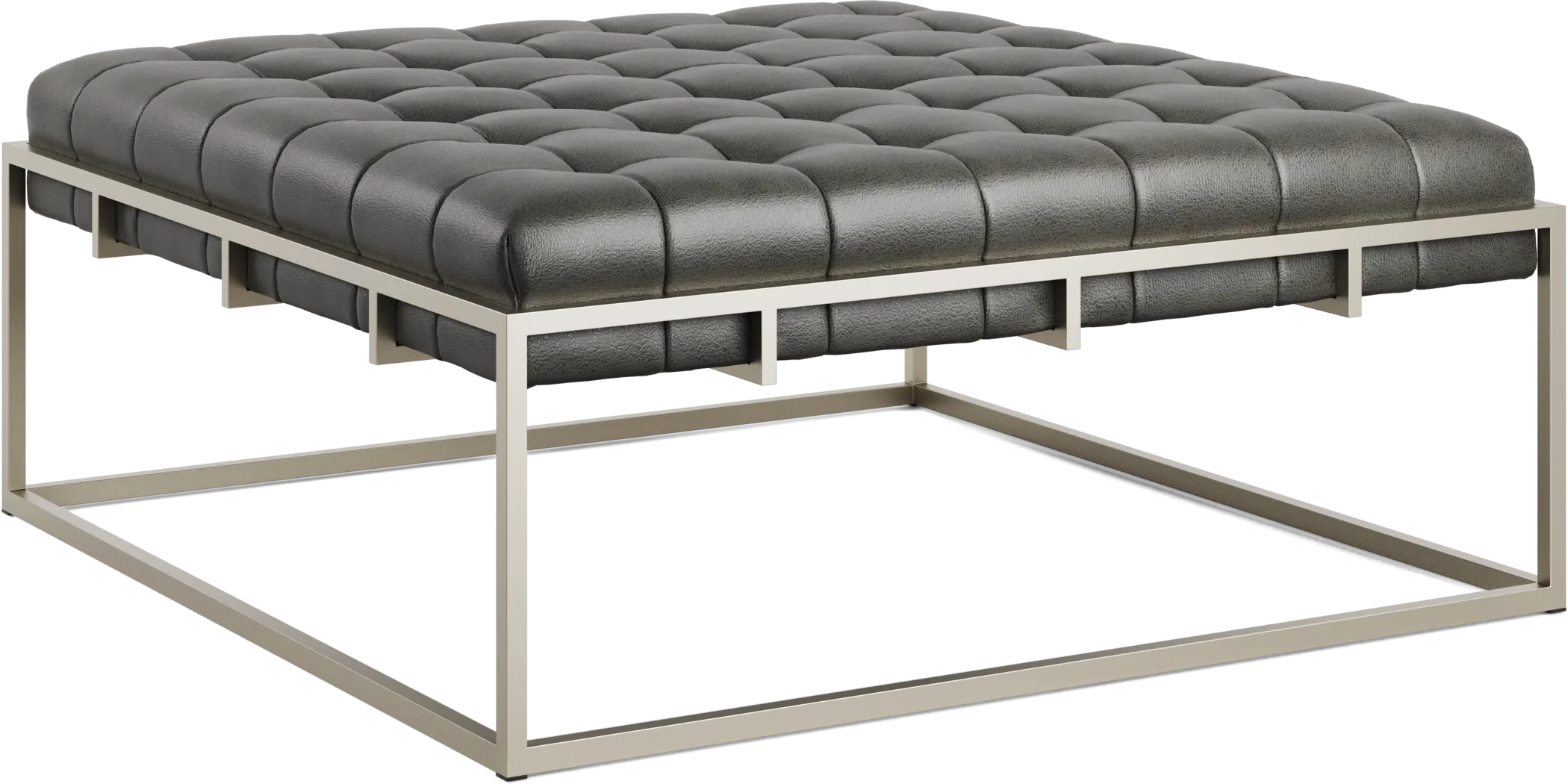 Vezelay Gray Upholstered Cocktail Table - Thumbnail - Image 1