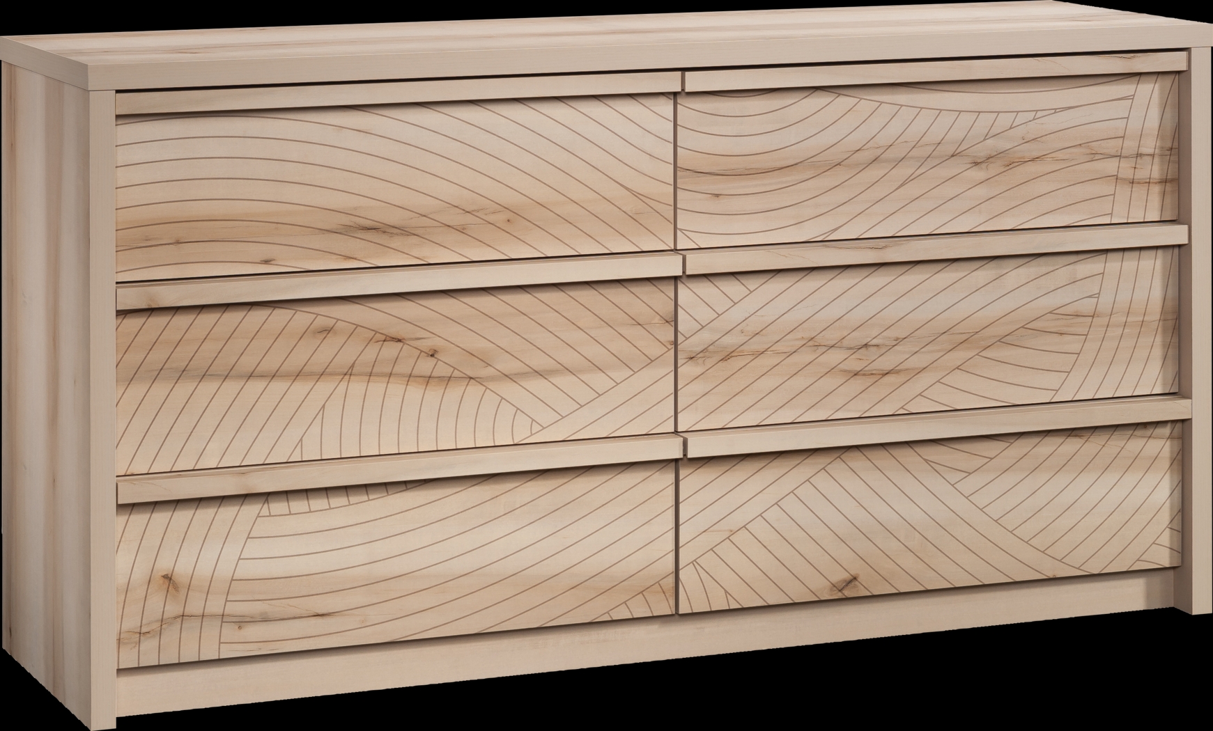 Vezina II Light Brown Dresser - Thumbnail - Image 1