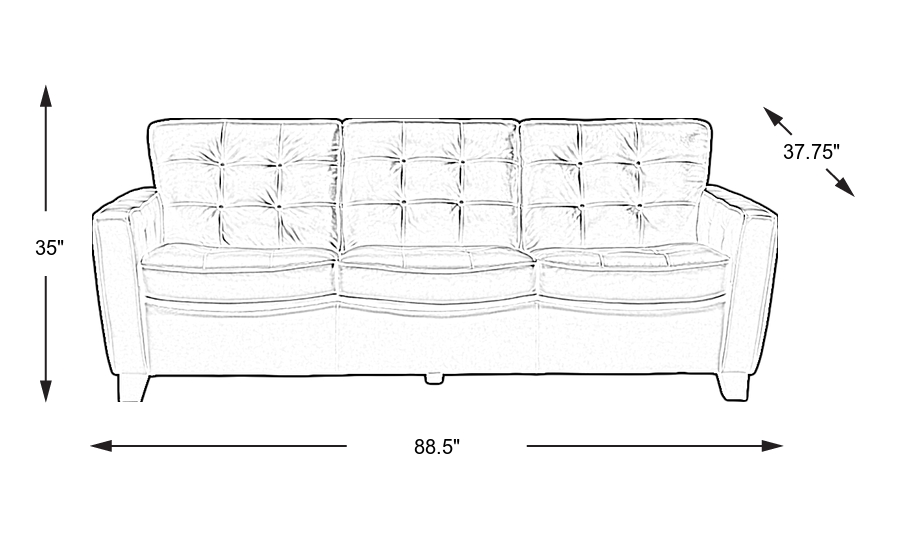 Dimension Image. Please refer to the Dimension Tab on this page for dimension details.