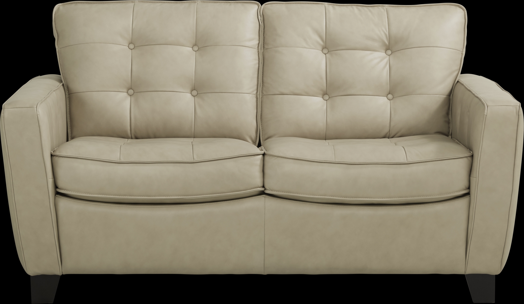 Via Rosano Latte 2 Pc Leather Living Room - Thumbnail - Image 4