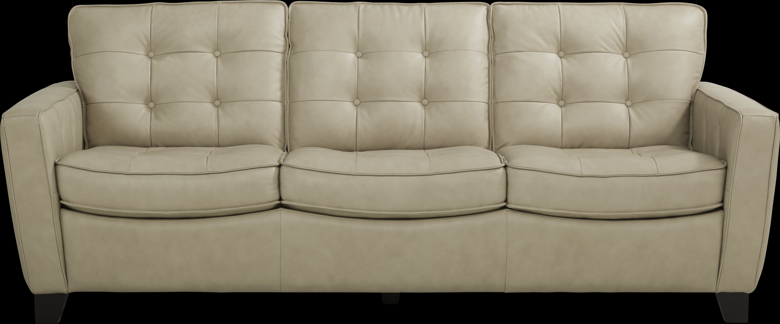 Via Rosano Latte 2 Pc Leather Living Room - Thumbnail - Image 3
