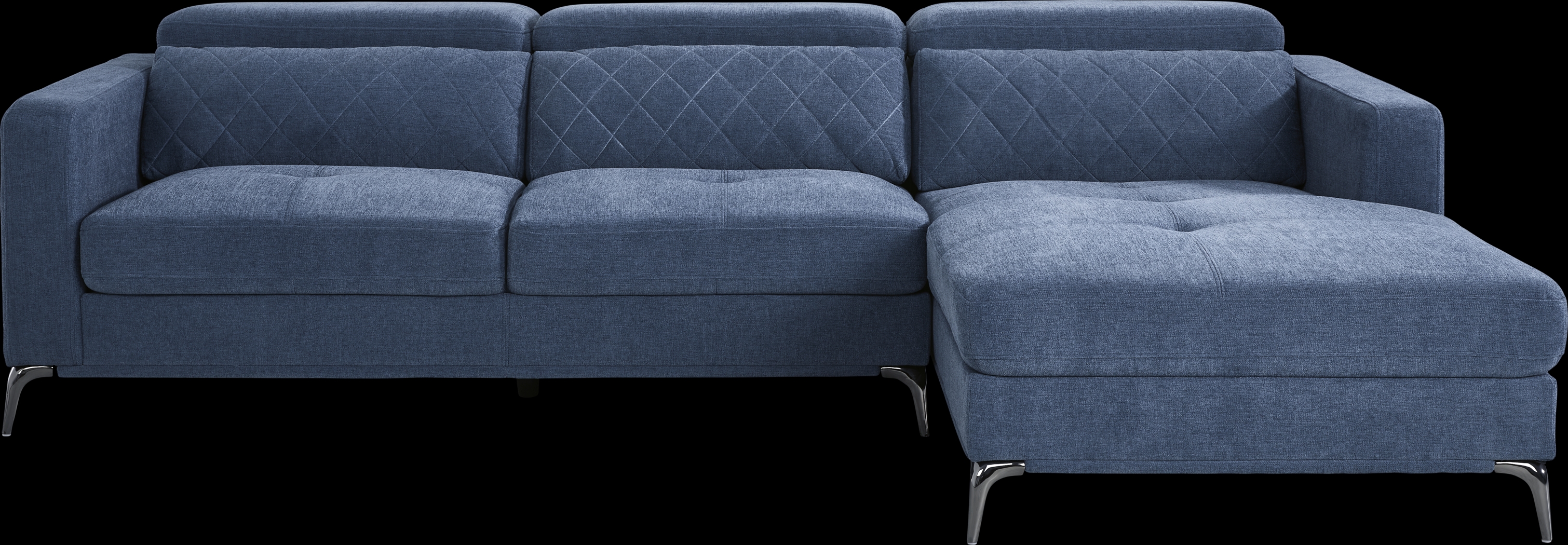 Via Sorrento Blue 2 Pc Sectional - Thumbnail - Image 1