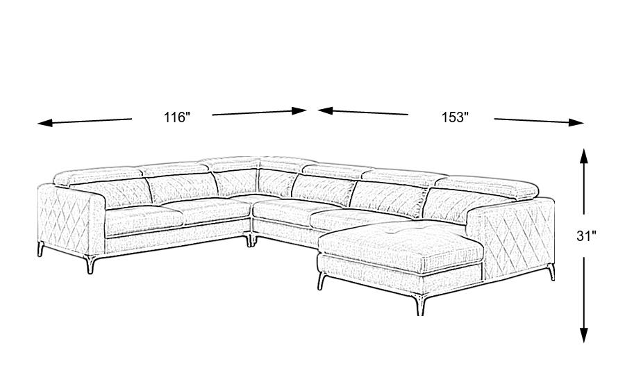 Dimension Image. Please refer to the Dimension Tab on this page for dimension details.