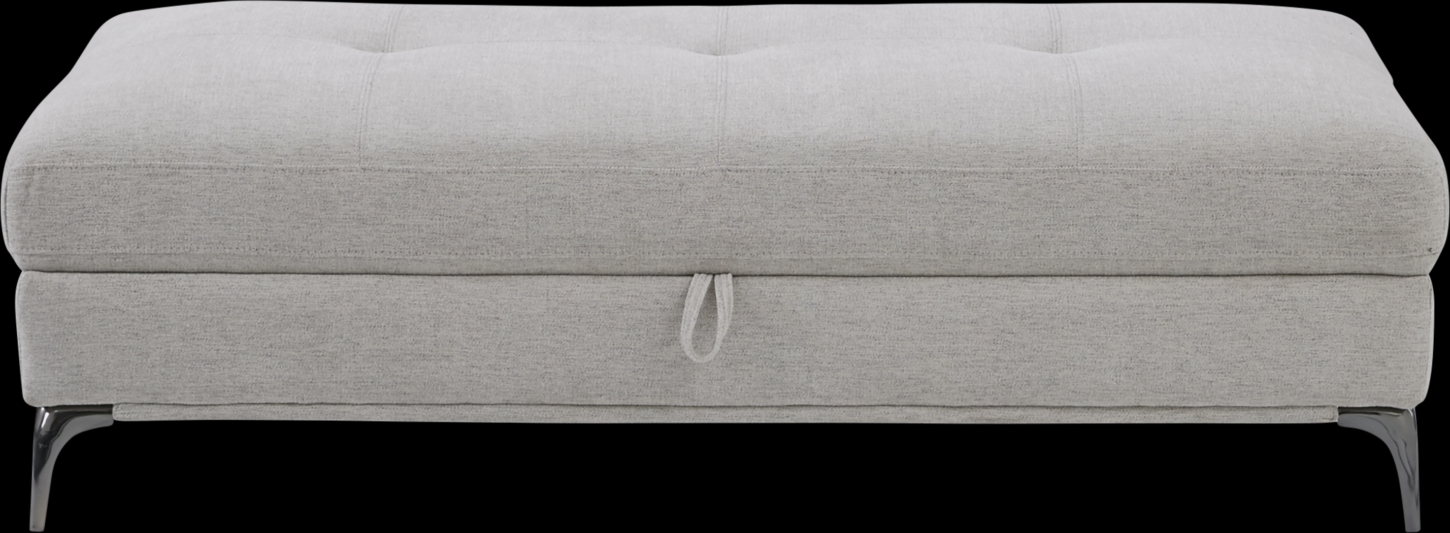 Via Sorrento Dove Storage Ottoman - Thumbnail - Image 3