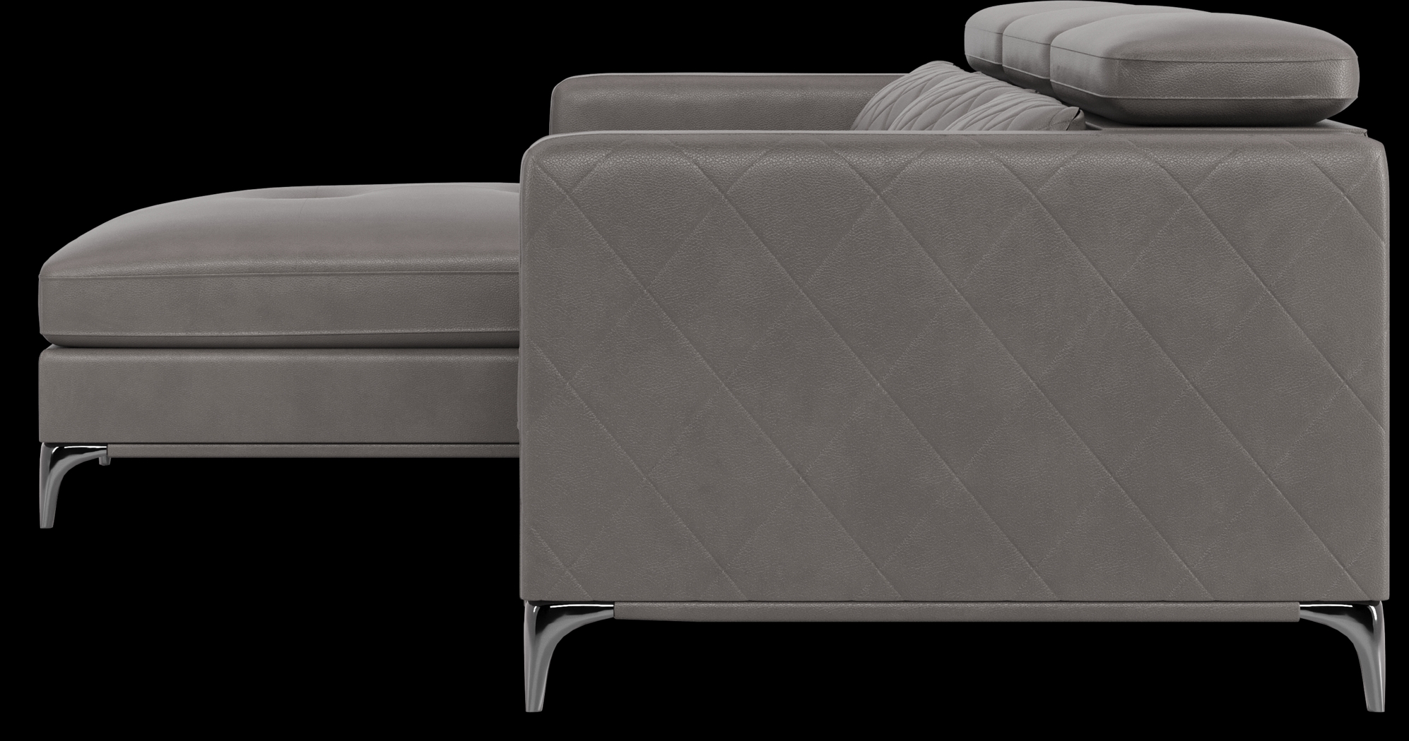 Via Sorrento Granite 5 Pc Sectional Living Room - Thumbnail - Image 4