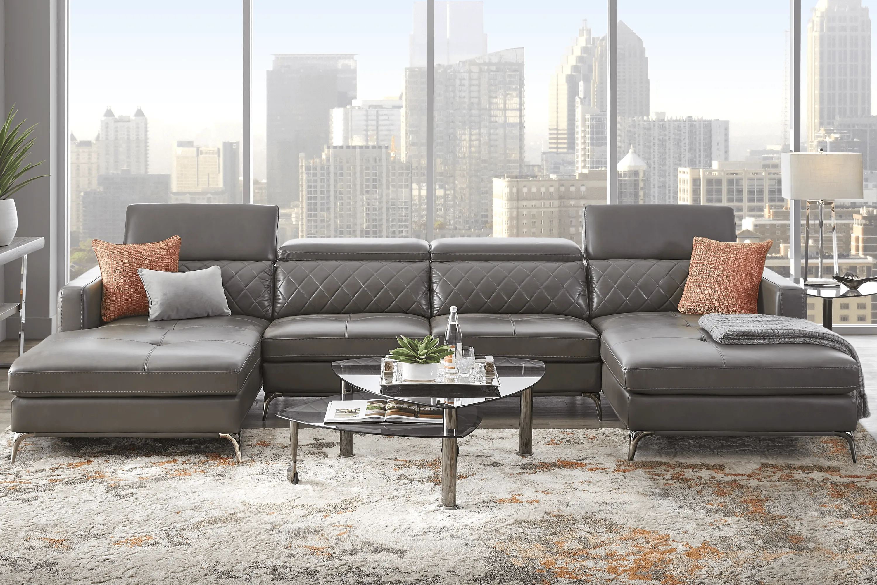 Via Sorrento Granite 3 Pc Sectional - Thumbnail - Image 2