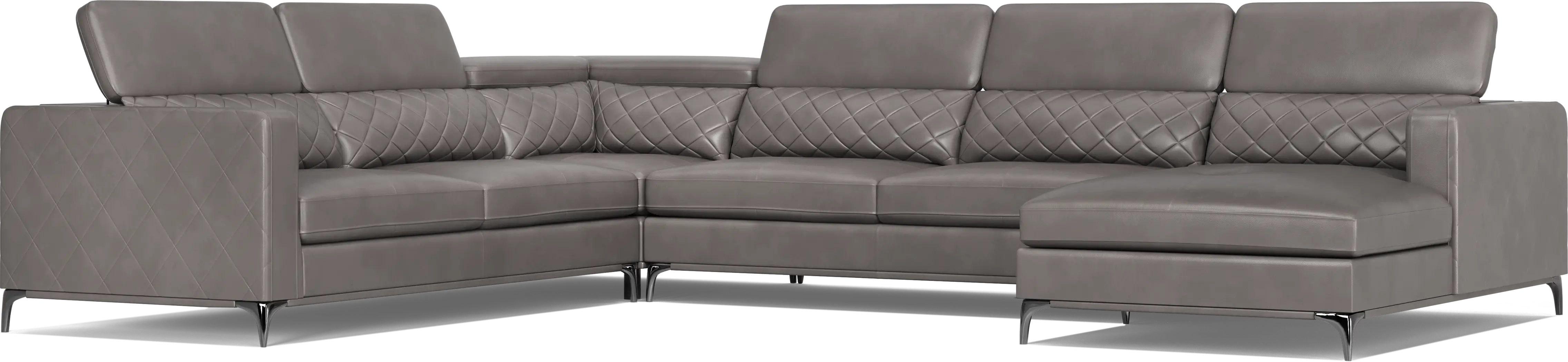 Via Sorrento Granite 5 Pc Sectional Living Room - Thumbnail - Image 7