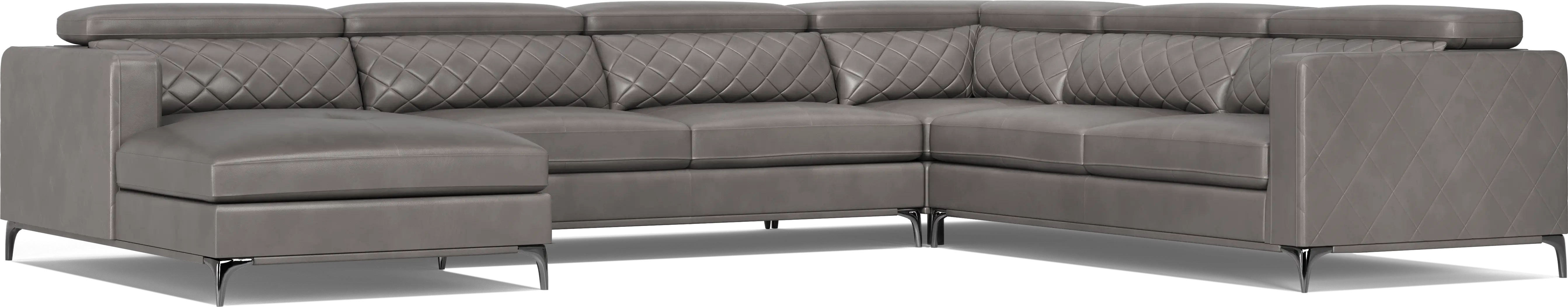 Via Sorrento Granite 5 Pc Sectional Living Room - Thumbnail - Image 2