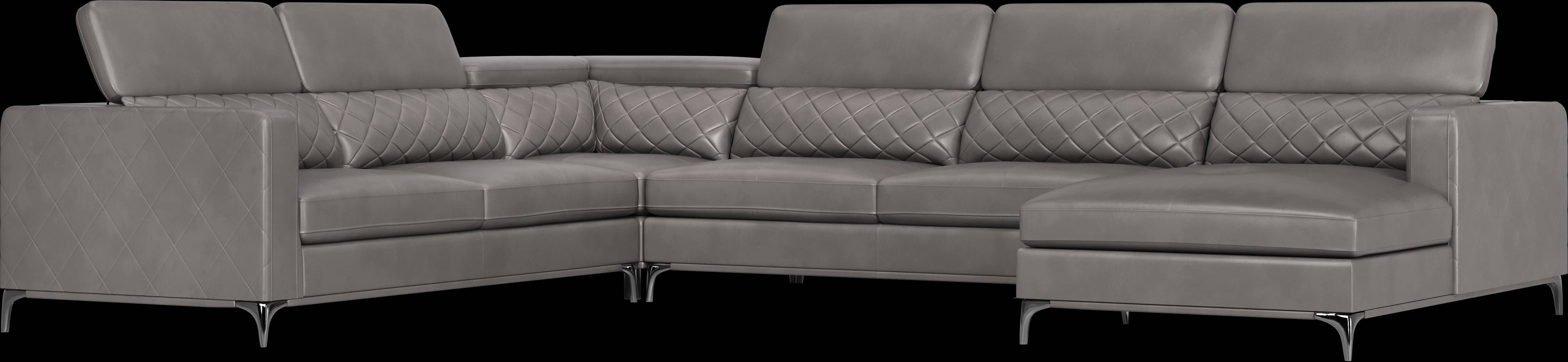 Via Sorrento Granite 7 Pc Sectional Living Room - Thumbnail - Image 7