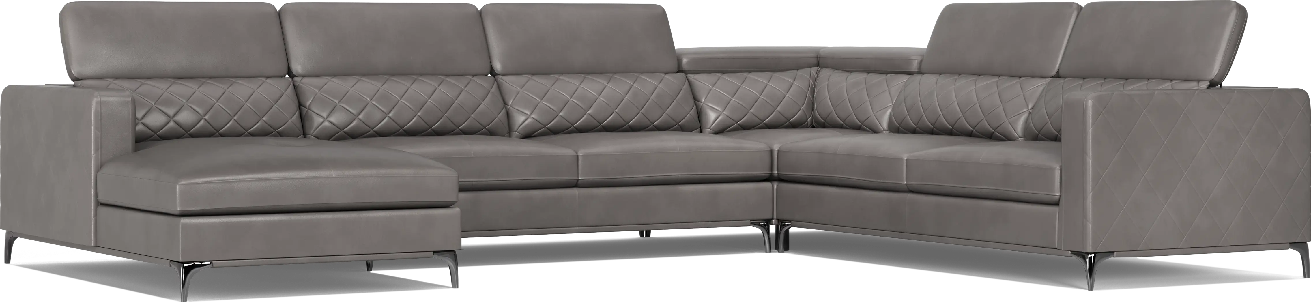 Via Sorrento Granite 7 Pc Sectional Living Room - Thumbnail - Image 7