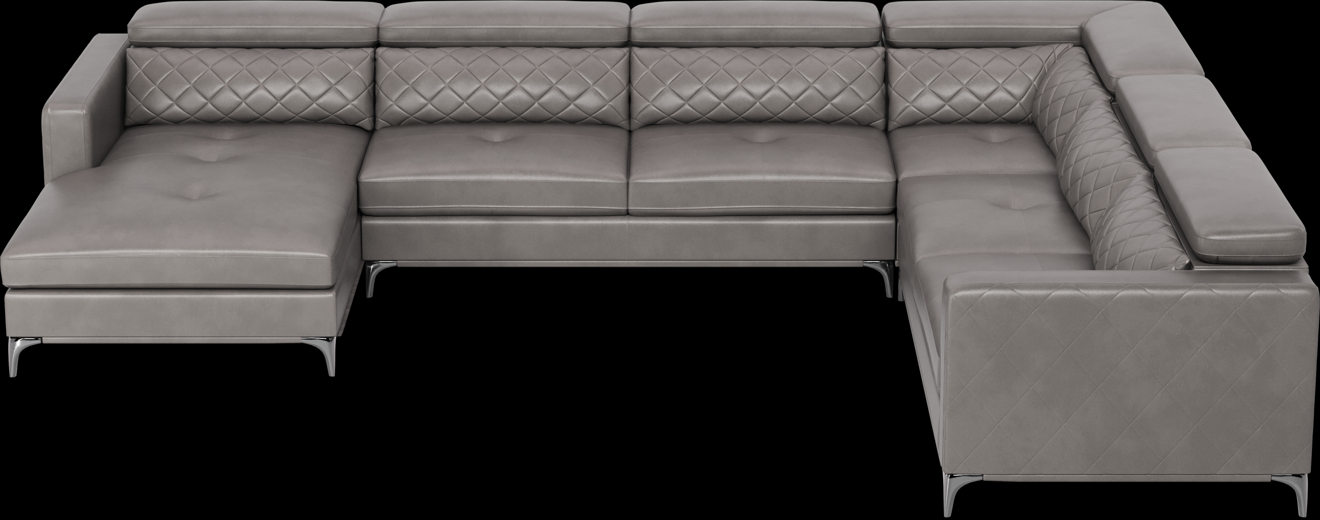 Via Sorrento Granite 7 Pc Sectional Living Room - Thumbnail - Image 4