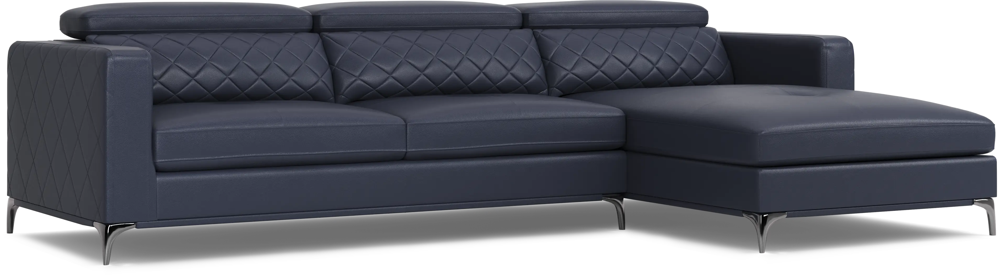 Via Sorrento Navy 2 Pc Sectional - Thumbnail - Image 1