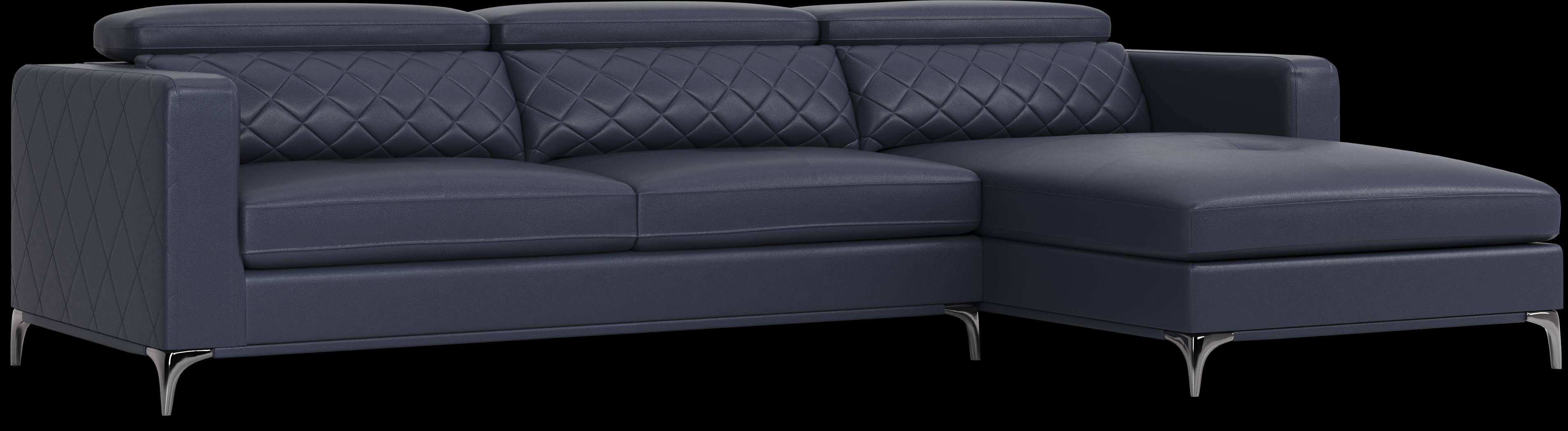 Via Sorrento Navy 2 Pc Sectional - Thumbnail - Image 1
