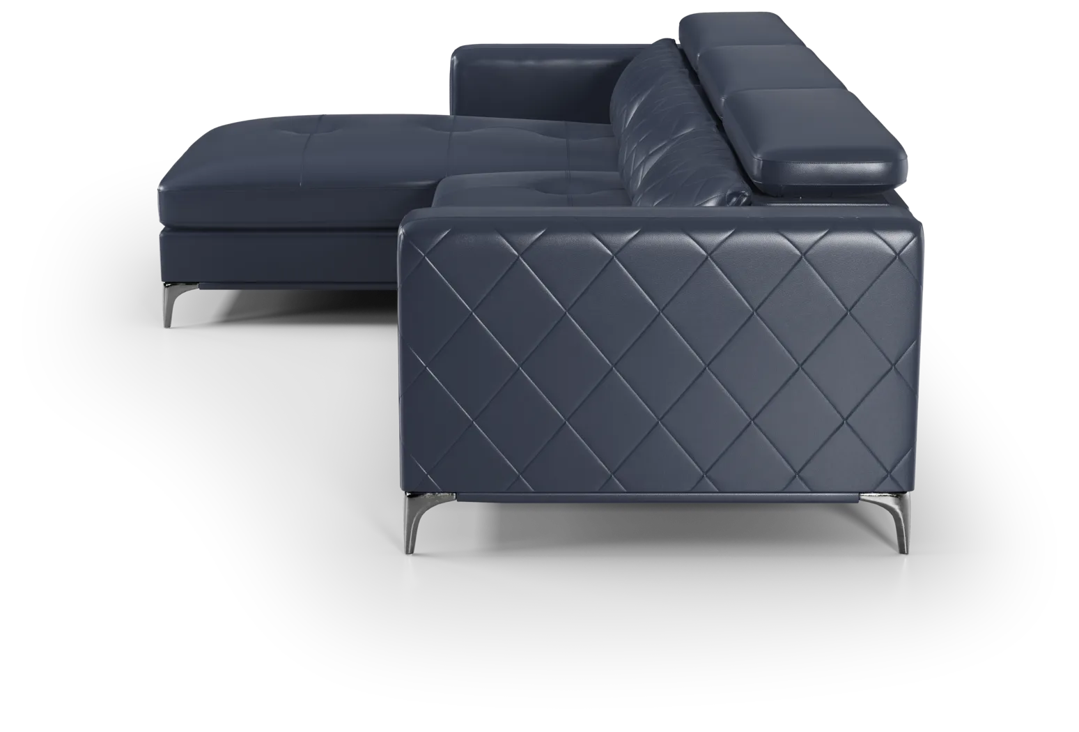 Via Sorrento Navy 2 Pc Sectional - Image 6