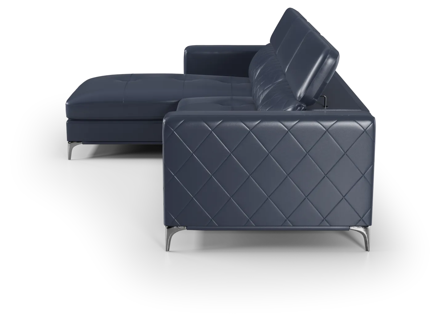 Via Sorrento Navy 2 Pc Sectional - Image 7