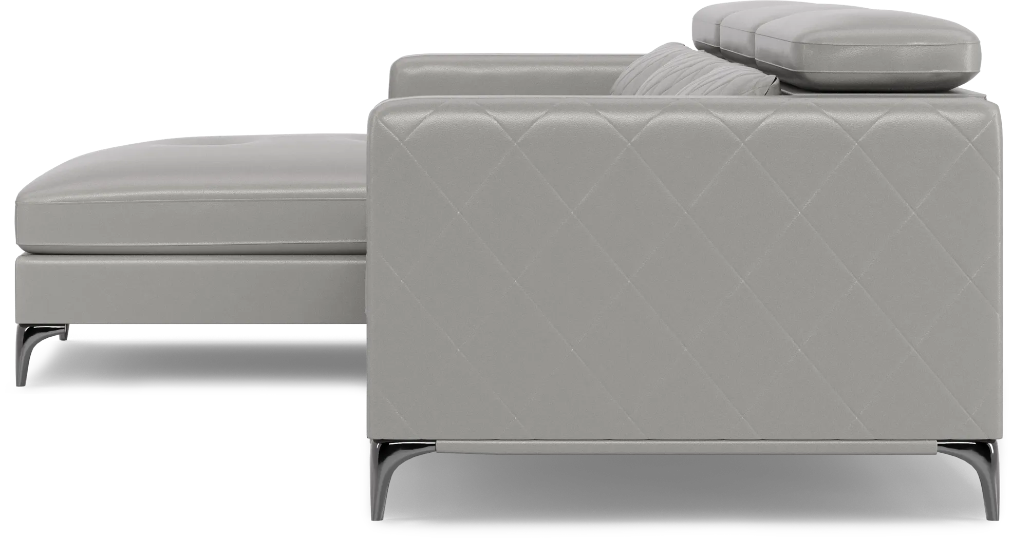 Via Sorrento Platinum 2 Pc Sectional - Thumbnail - Image 4