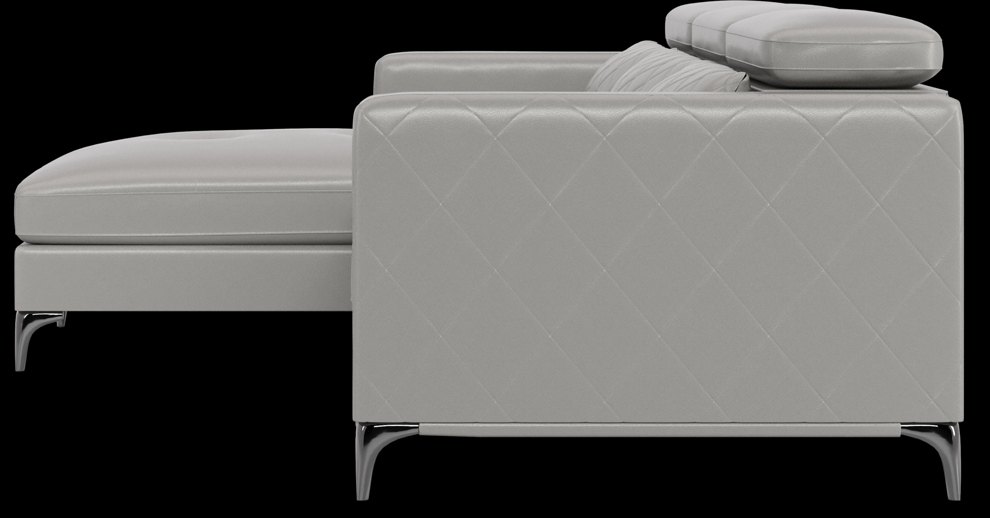 Via Sorrento Platinum 2 Pc Sectional - Thumbnail - Image 4