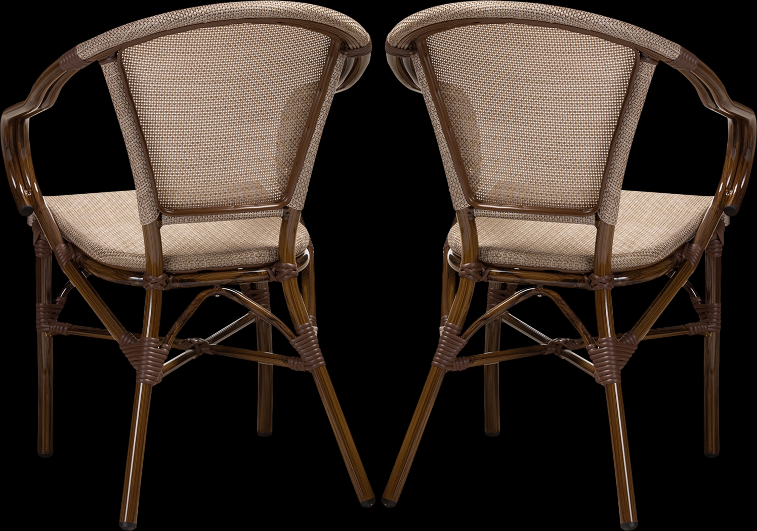 Viados Beige Dining Chair, Set of 2 - Thumbnail - Image 5