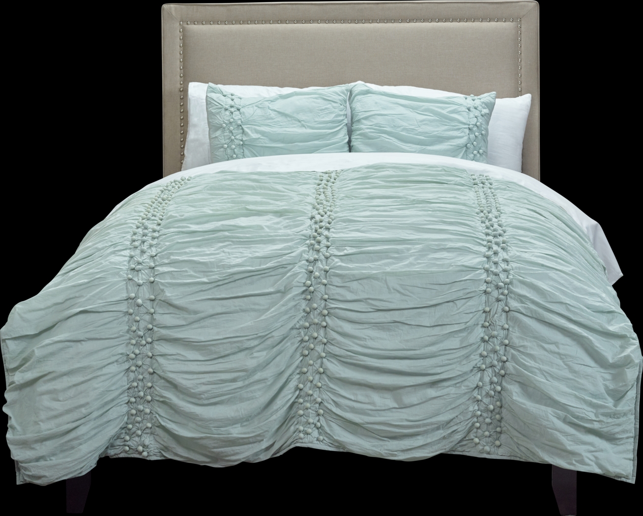 Vianca Blue Queen Quilt - Thumbnail - Image 2