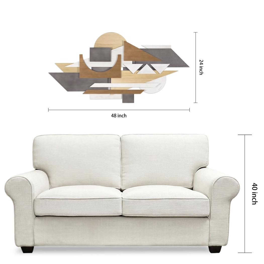 Viasa Beige Wall Decor, Set of 2 - Thumbnail - Image 9