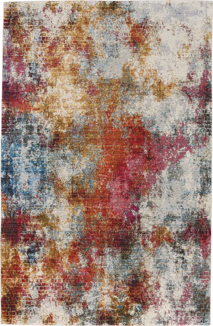 Vibrant Sponge Orange 8' x 10' Rug - Thumbnail - Image 1