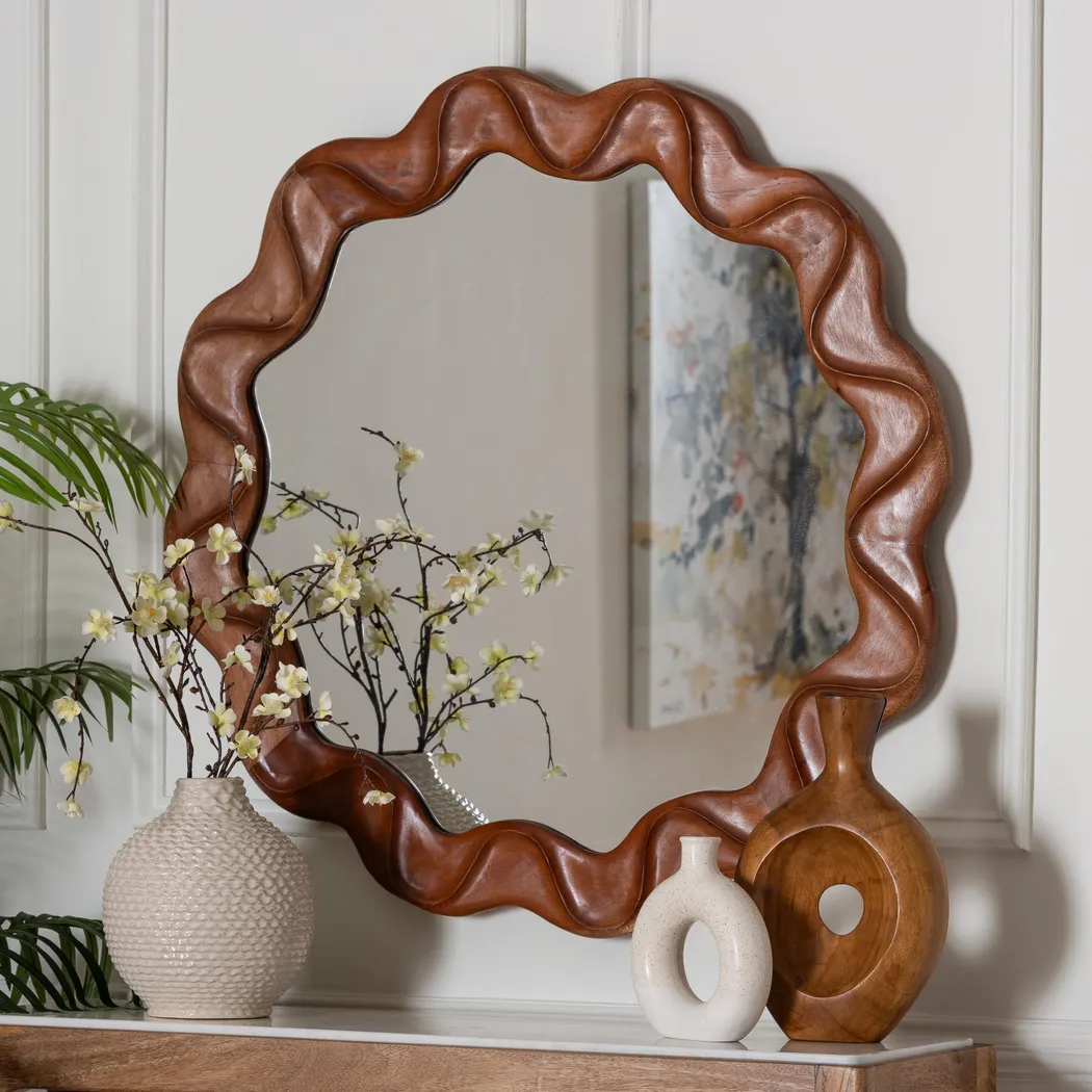 Vicada Brown Mirror - Thumbnail - Image 2