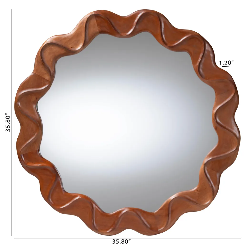 Vicada Brown Mirror - Thumbnail - Image 3