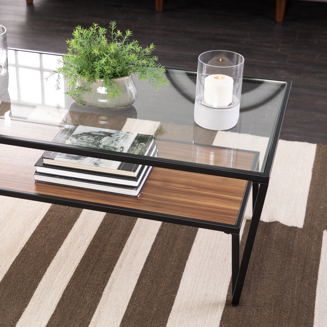 Vickdale Clear Cocktail Table - Thumbnail - Image 4