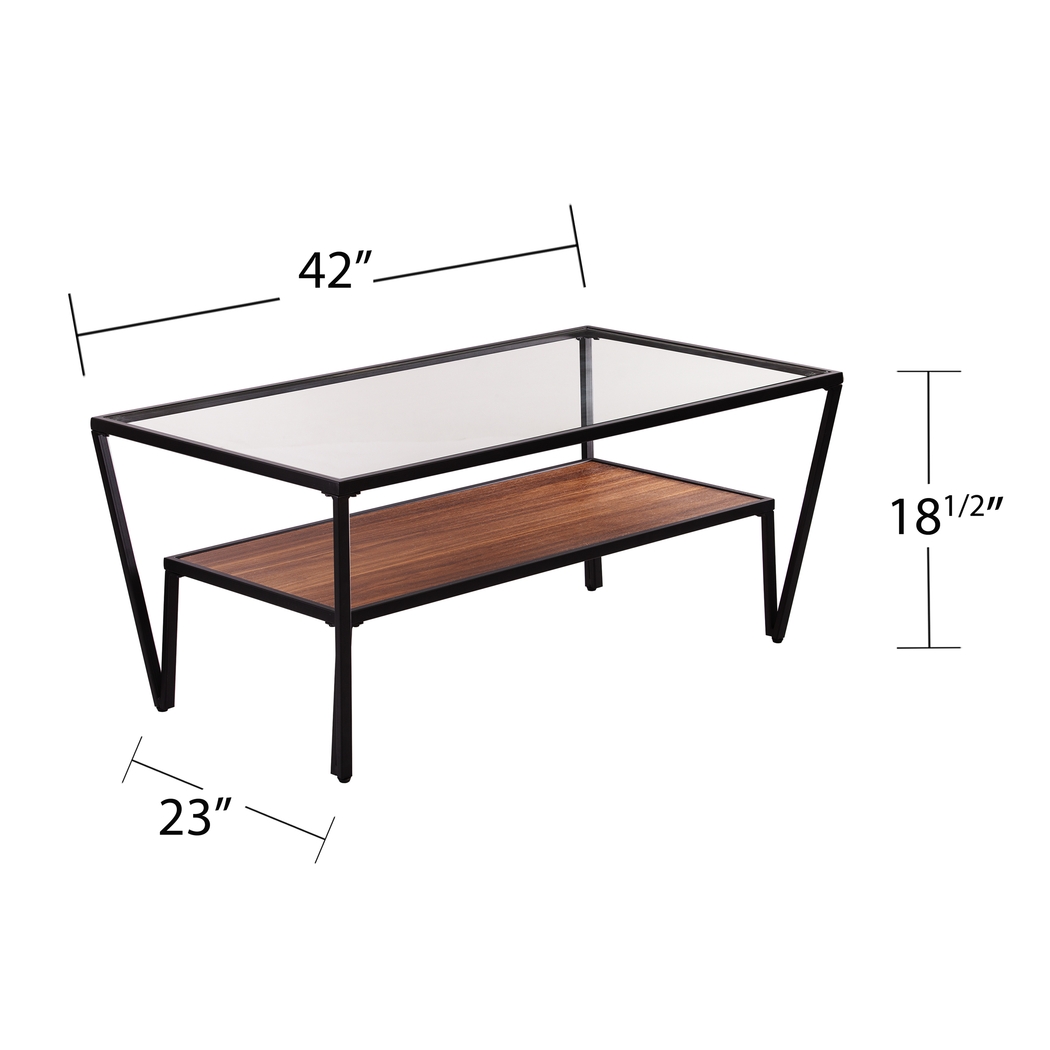 Vickdale Clear Cocktail Table - Thumbnail - Image 6