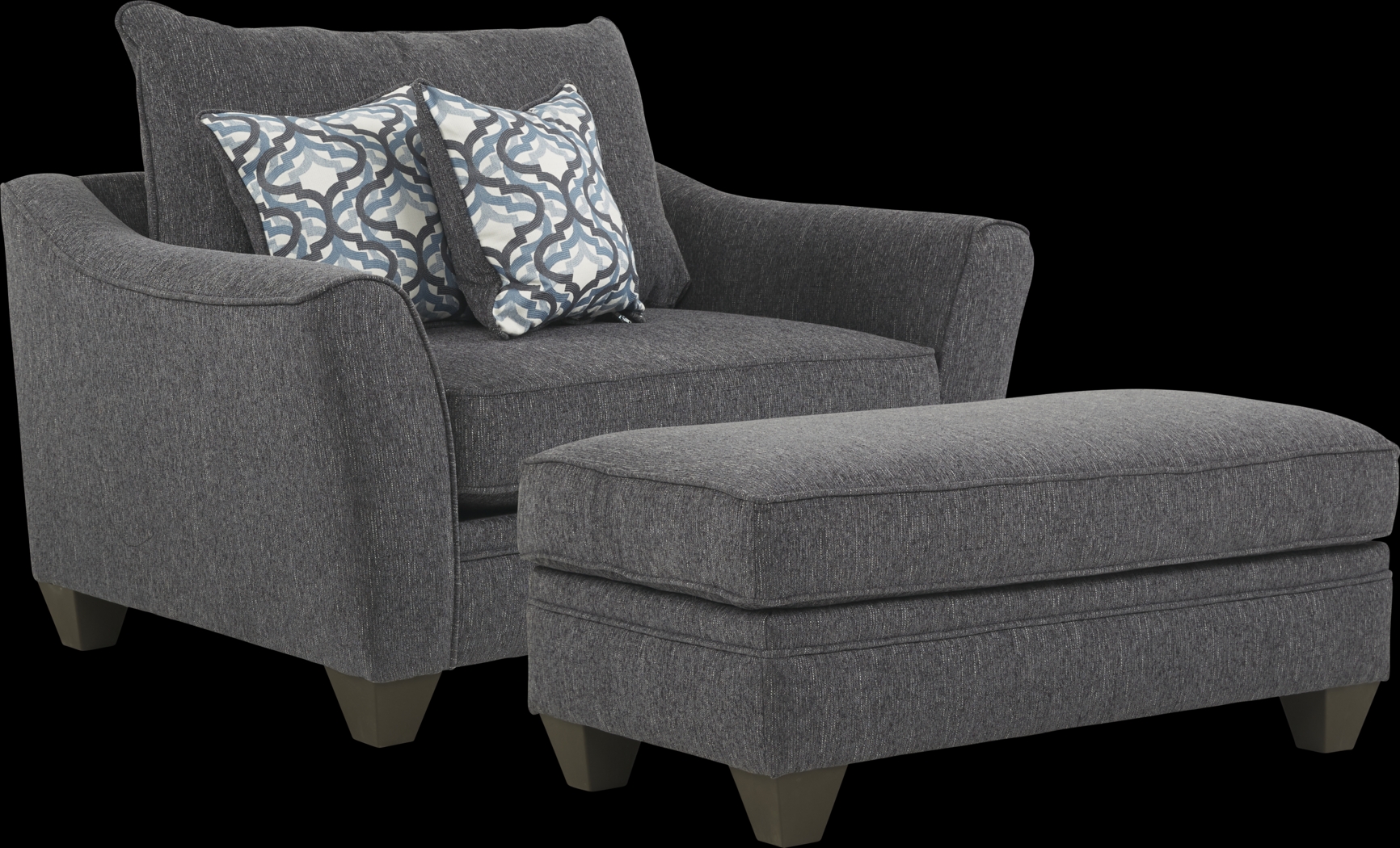 Victoria Park Gunmetal 2 Pc Living Room - Thumbnail - Image 1