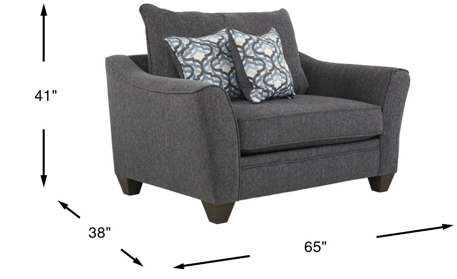 Dimension Image. Please refer to the Dimension Tab on this page for dimension details.