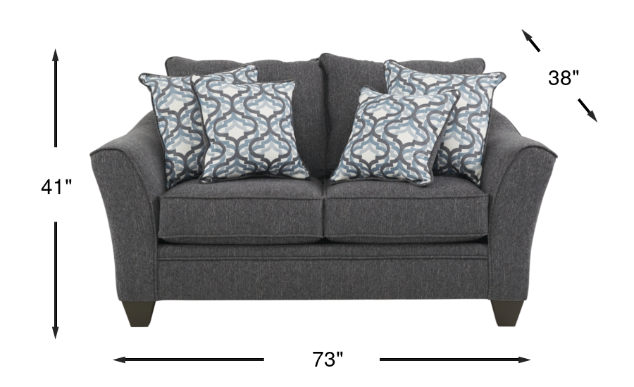 Dimension Image. Please refer to the Dimension Tab on this page for dimension details.