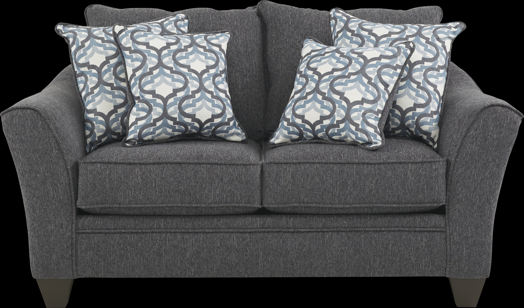 Victoria Park Gunmetal 7 Pc Living Room - Thumbnail - Image 5