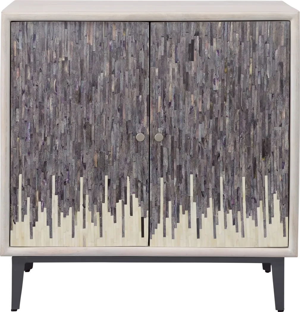 Vidal White 2 Door Credenza - Thumbnail - Image 3