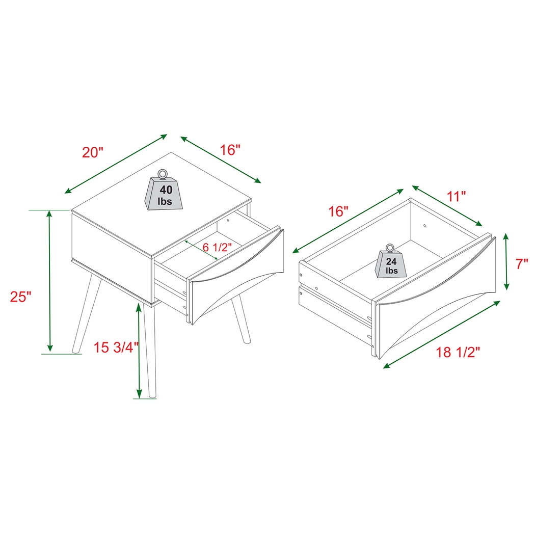 Vidaulan Caramel Nightstand - Thumbnail - Image 5