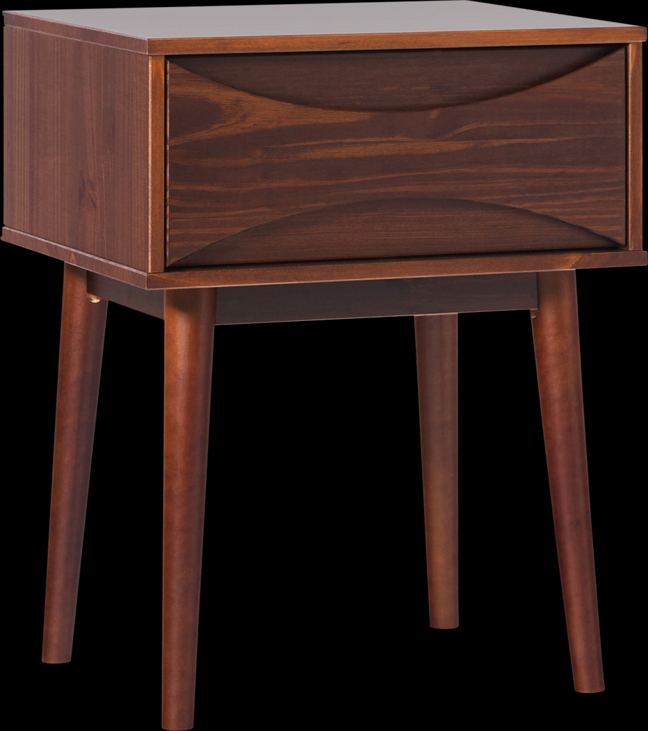 Vidaulan Walnut Nightstand - Thumbnail - Image 1
