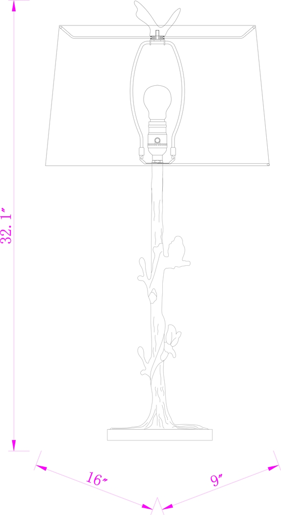 Viera Nest Black Lamp - Thumbnail - Image 8