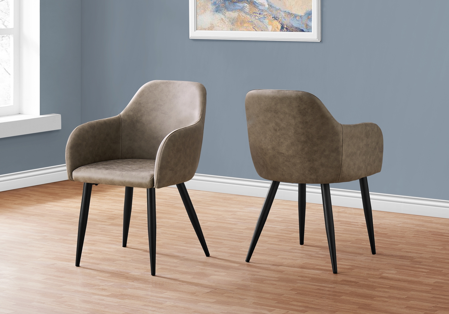 Vietor Beige Arm Chair - Thumbnail - Image 2